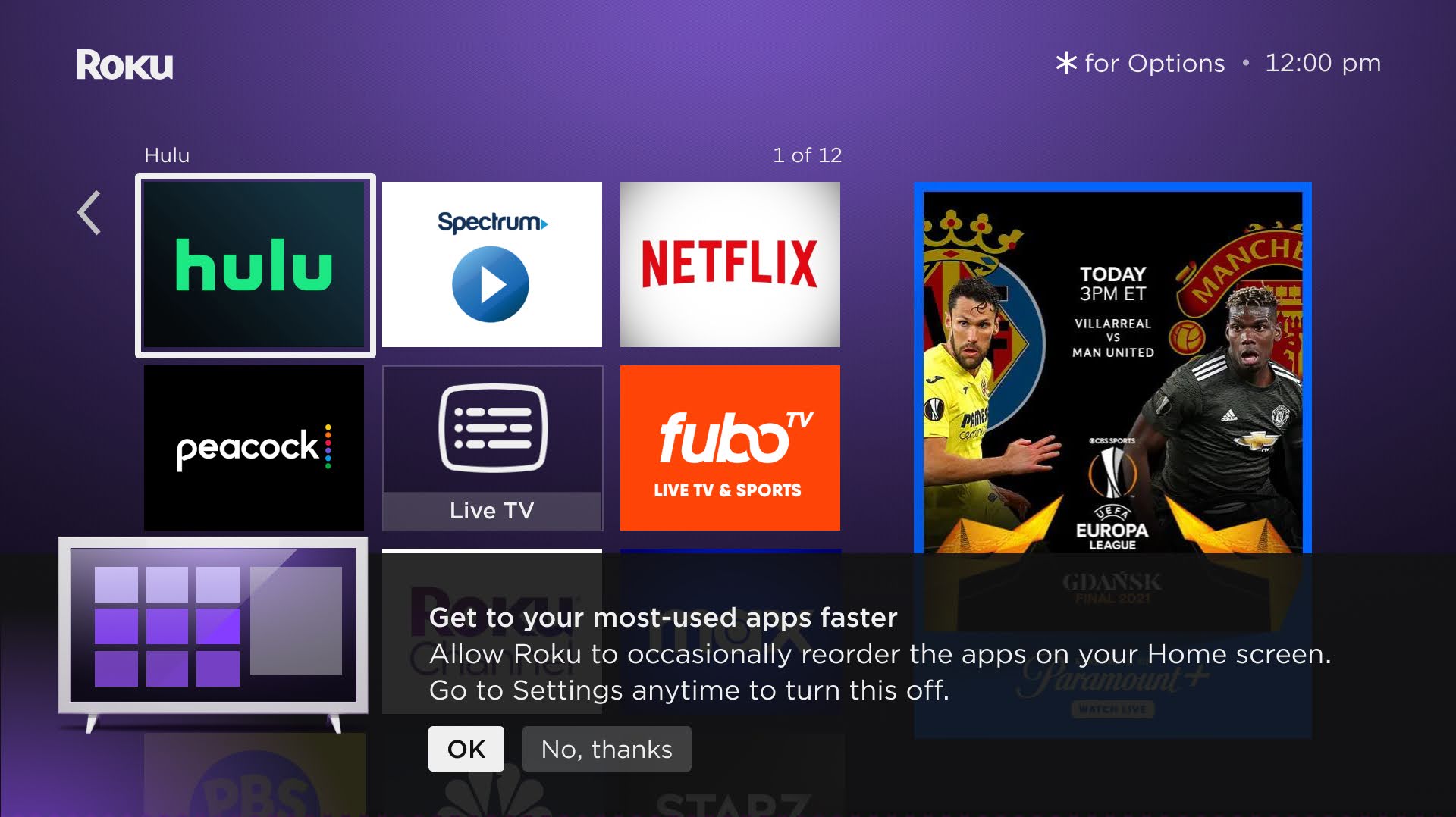 Roku — Personalization